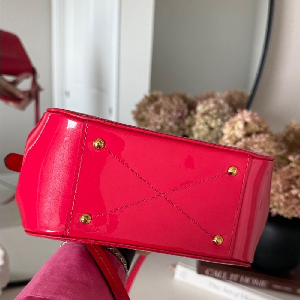 Louis Vuitton Pasadena Handbag Red AUTHENTIC #SR2156 - Picture 6 of 15